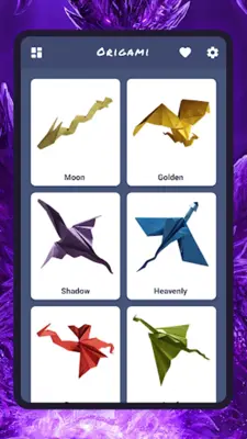 Origami dragons android App screenshot 9