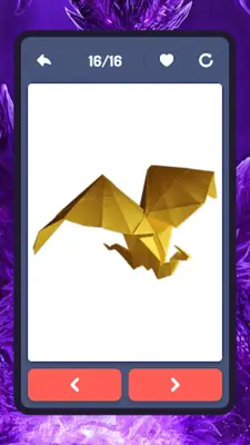 Origami dragons android App screenshot 8